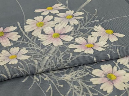 平和屋着物＊夏物　訪問着　絽　草花文　ろうけつ染め　金彩　正絹　逸品　未使用　AABK9408jd