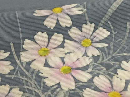 平和屋着物＊夏物　訪問着　絽　草花文　ろうけつ染め　金彩　正絹　逸品　未使用　AABK9408jd