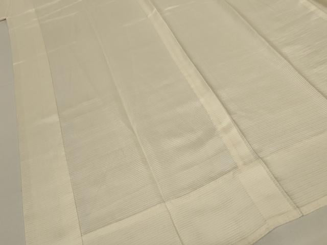 平和屋着物＊夏物　長襦袢　絽　鳥の子色　正絹　逸品　AABK9409jd