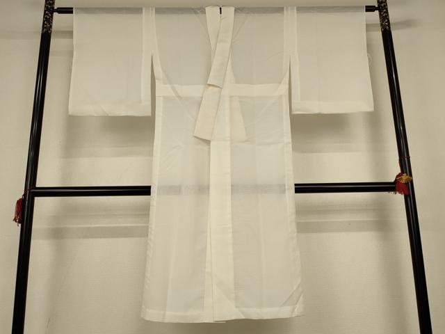 平和屋着物＊夏物　長襦袢　絽　生成り色　洗える着物　AABK9420jd
