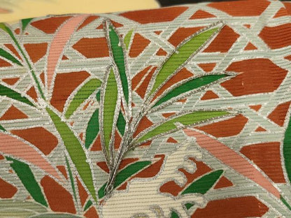 平和屋着物＊夏物　黒留袖　絽　駒刺繍　流水草葉文　銀彩　正絹　逸品　AABK9435jd