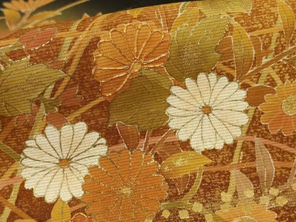平和屋着物＊夏物　黒留袖　絽　駒刺繍　草花文　暈し染め　正絹　逸品　AABK9438jd