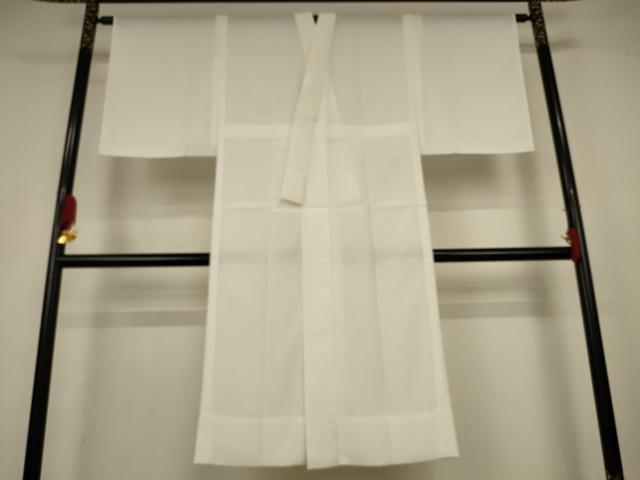 平和屋着物＊夏物　長襦袢　絽　白色　洗える着物　AABK9442jd