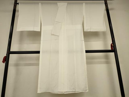 平和屋着物＊夏物　長襦袢　絽　生成り色　正絹　逸品　AABK9444jd