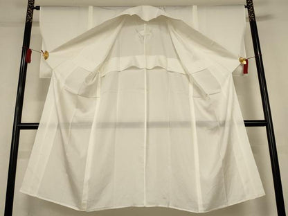 平和屋着物＊夏物　長襦袢　絽　生成り色　正絹　逸品　AABK9444jd