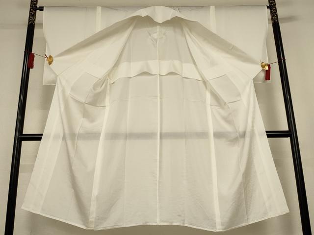 平和屋着物＊夏物　長襦袢　絽　生成り色　正絹　逸品　AABK9444jd