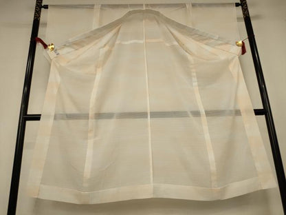 平和屋着物＊夏物　洗える最高級着物　＜英＞はなぶさ謹製　長襦袢　変わり絽　霞文　洗える着物　AABK9445jd