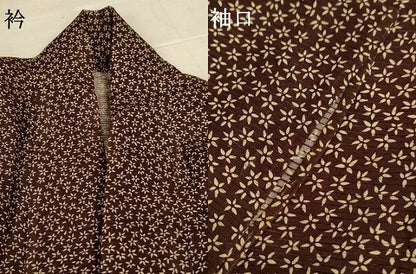 平和屋着物＊夏物　小紋　絽　花尽くし　正絹　逸品　AABK9447jd
