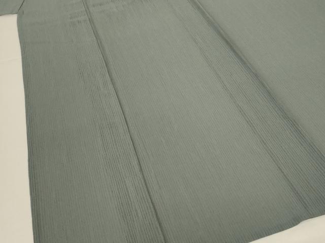 平和屋着物＊夏物　洗える最高級着物　＜英＞はなぶさ謹製　色無地　紗　豆がら茶色　洗える着物　AABK9450jd