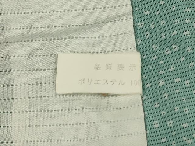 平和屋着物＊夏物　小紋　絽　舞花文　洗える着物　AABK9452jd