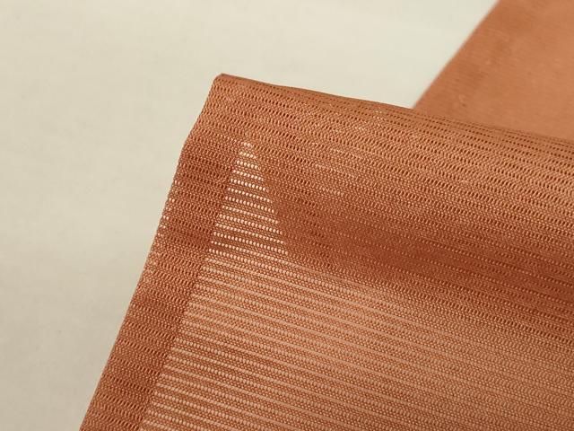 平和屋着物＊夏物　小紋　絽　幾何学文様　洗える着物　AABK9474jd