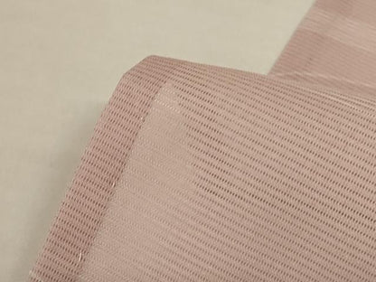 平和屋着物＊夏物　小紋　絽　流水草花文　洗える着物　AABK9478jd