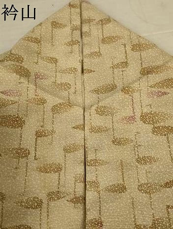 平和屋着物＊夏物　小紋　絽　群鳥　洗える着物　AABK9479jd