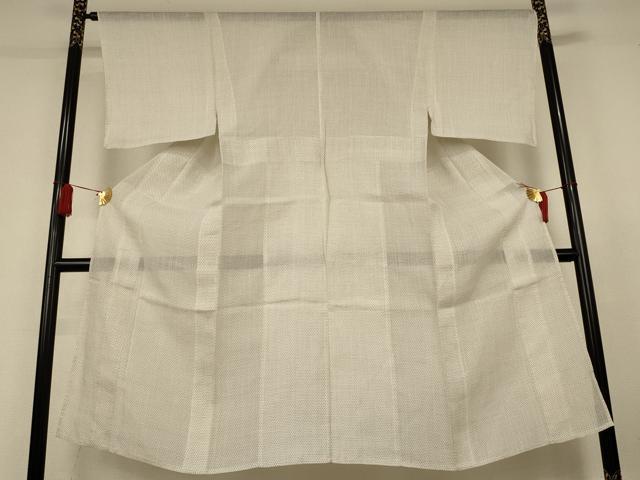 平和屋着物＊夏物　男性　上布　絣柄　麻　逸品　AABK9489jd
