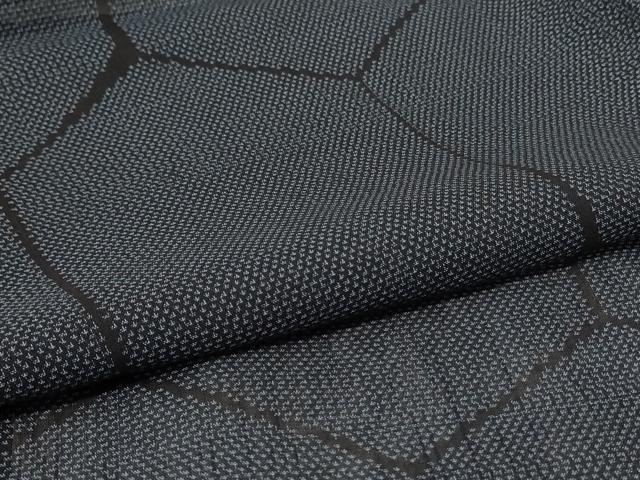 平和屋着物＊夏物　本場大島紬　夏大島　亀甲文　正絹　逸品　未使用　AABK9490jd