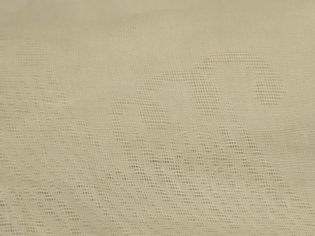 平和屋着物＊夏物　長襦袢　立波紋紗　生成り色　麻　AABK9497jd