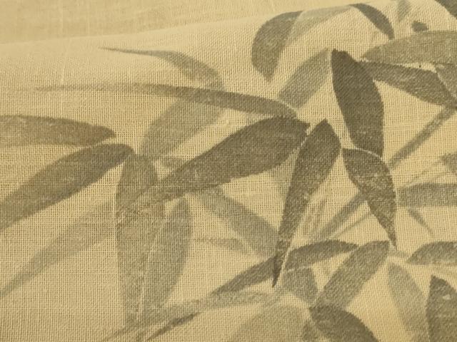 平和屋着物＊夏物　紗紬　笹文　正絹　逸品　AABK9499jd