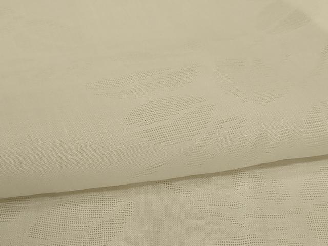平和屋着物＊夏物　長襦袢　萩芝紋紗　生成り色　麻　AABK9500jd