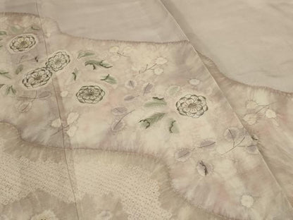 平和屋着物＊夏物　訪問着　紗紬　作家物　絞り　辻が花　正絹　逸品　AABK9509jd