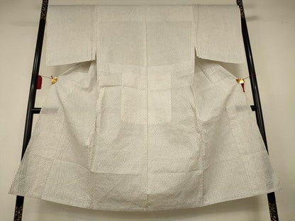 平和屋着物＊夏物　男性　上布　絣文　麻　逸品　AABK9511jd