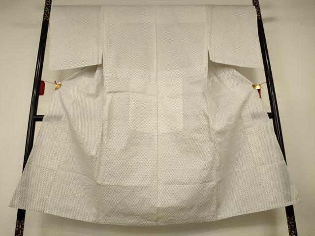 平和屋着物＊夏物　男性　上布　絣文　麻　逸品　AABK9511jd