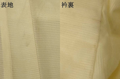 平和屋着物＊夏物　長襦袢　絽　生成り色　洗える着物　AABK9514jd