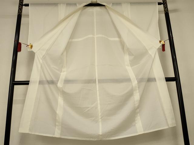 平和屋着物＊夏物　長襦袢　絽　生成り色　洗える着物　AABK9514jd
