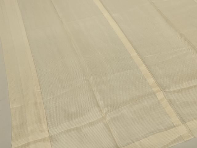 平和屋着物＊夏物　長襦袢　絽　生成り色　正絹　逸品　AABK9516jd
