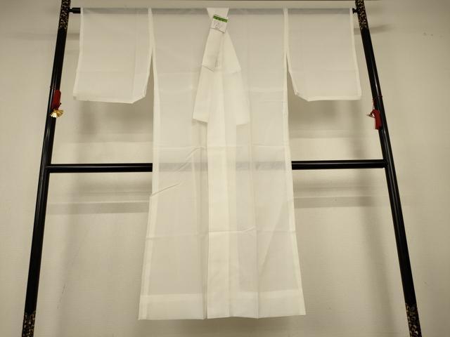 平和屋着物＊夏物　長襦袢　絽　白色　洗える着物　AABK9517jd