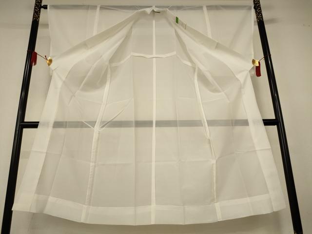 平和屋着物＊夏物　長襦袢　絽　白色　洗える着物　AABK9517jd