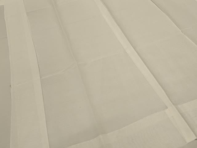 平和屋着物＊夏物　長襦袢　絽　白色　洗える着物　AABK9517jd