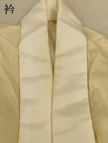 平和屋着物＊夏物　長襦袢　絽　鳥の子色　正絹　逸品　AABK9520jd