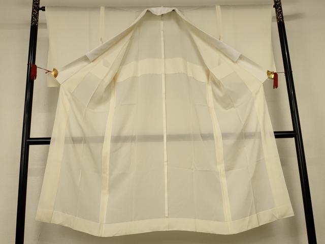 平和屋着物＊夏物　長襦袢　絽　鳥の子色　正絹　逸品　AABK9520jd