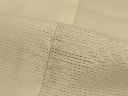 平和屋着物＊夏物　長襦袢　絽　鳥の子色　正絹　逸品　AABK9520jd