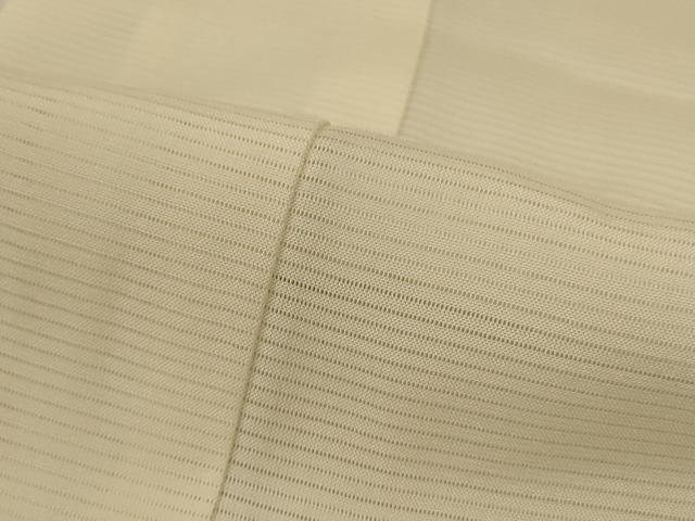 平和屋着物＊夏物　長襦袢　絽　鳥の子色　正絹　逸品　AABK9520jd