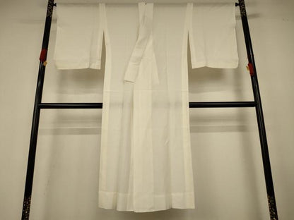平和屋着物＊夏物　長襦袢　絽　生成り色　正絹　逸品　AABK9521jd