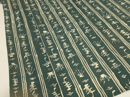 平和屋着物＊夏物　小紋　絽　ろうけつ染め　間道　正絹　逸品　AABK9524jd
