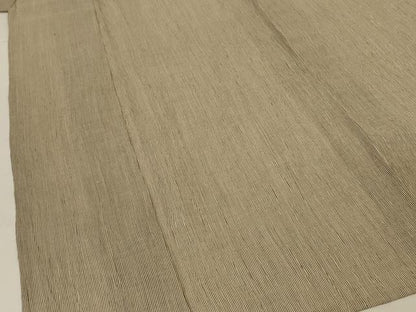 平和屋着物＊夏物　男性　本場小千谷ちぢみ　縞　キングサイズ　麻　逸品　未使用　AABK9537jd