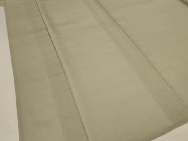 平和屋着物＊夏物　色無地　絽　白橡色　正絹　逸品　AABK9538jd