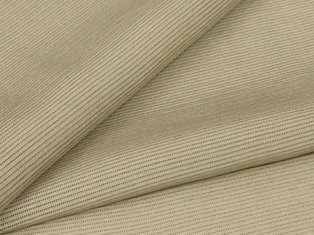 平和屋着物＊夏物　色無地　絽　白橡色　正絹　逸品　AABK9538jd