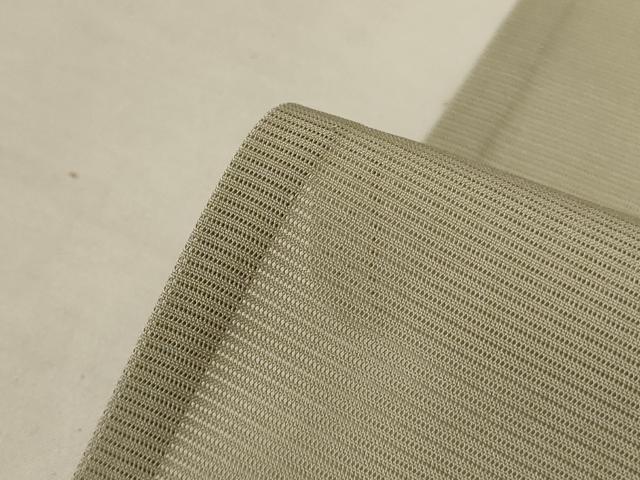 平和屋着物＊夏物　色無地　絽　白橡色　正絹　逸品　AABK9538jd