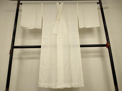 平和屋着物＊夏物　長襦袢　絽　生成り色　正絹　逸品　AABK9544jd
