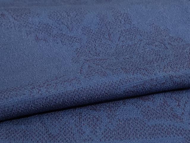 平和屋着物＊夏物　本塩沢　夏塩沢　風景文　正絹　逸品　AABK9548jd