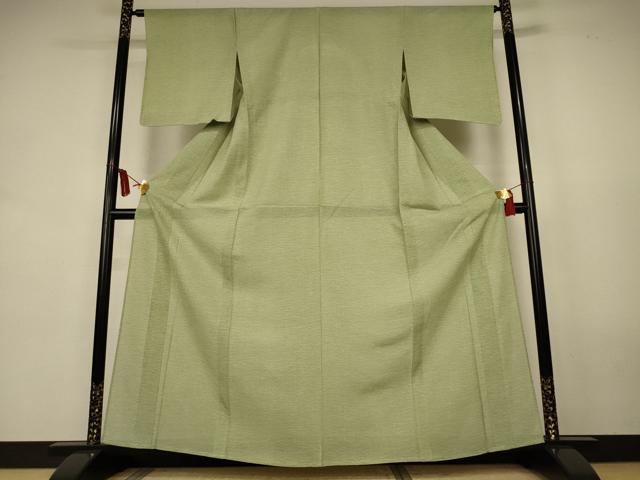 平和屋着物＊夏物　小紋　絽　露芝文　正絹　逸品　AABK9549jd
