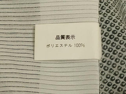 平和屋着物＊夏物　小紋　紗　箔散らし文　洗える着物　AABK9552jd