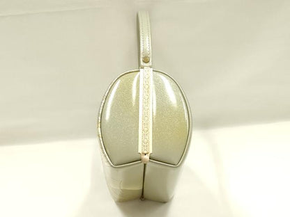 平和屋着物▼和装小物　和装バッグ　ハンドバッグ　花柄　金銀彩　逸品　AABK9569ay