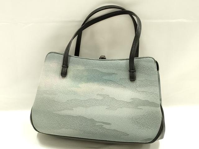 平和屋着物▼和装小物　和装バッグ　ハンドバッグ　霞文　暈し染め　逸品　AABK9570ay