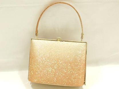 平和屋着物▼和装小物　和装バッグ　ハンドバッグ　金糸　金彩　暈し　逸品　未使用　AABK9571ay