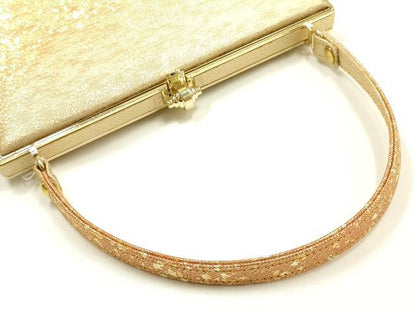 平和屋着物▼和装小物　和装バッグ　ハンドバッグ　金糸　金彩　暈し　逸品　未使用　AABK9571ay