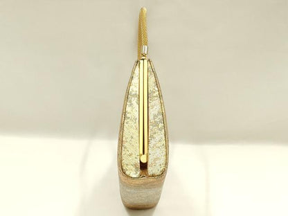 平和屋着物▼和装小物　和装バッグ　ハンドバッグ　金銀彩　逸品　AABK9576ay